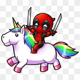 Deadpool Con Unicornio, HD Png Download - deadpool.png