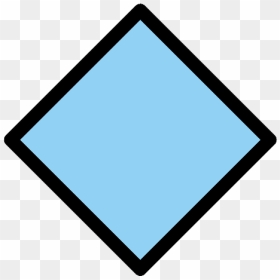 Small Blue Diamond Emoji Clipart - Звезда И Луна В Исламе, HD Png Download - blue diamond png