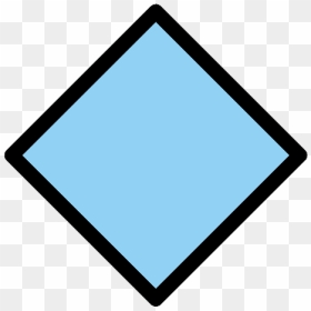 Small Blue Diamond Emoji Clipart - Звезда И Луна В Исламе, HD Png Download - blue diamond png