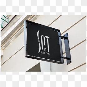 Wall Mounted Signs Outdoor, HD Png Download - hair salon logo png