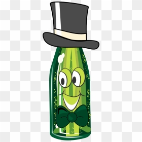 Free Champagne Bottle Cartoon Male Graphic - Cartoon Champagne Bottle, HD Png Download - champagne bottles png