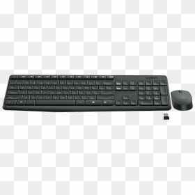 Mk235 Wireless Keyboard And Mouse Combo, HD Png Download - keyboard and mouse png
