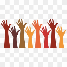 Diversity Hands Of Different Colours Reaching Skyward - Hands Diversity Png, Transparent Png - reaching hand png