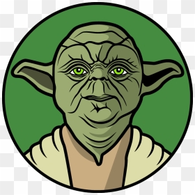 Star Wars Character Faces, HD Png Download - star wars yoda png
