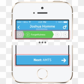 Every Step Of The Assessment Has Two Key Elements - Progress Top Mobile App, HD Png Download - next button png