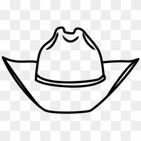 Cowboy Hat Drawing Front, HD Png Download - cowboy hat.png