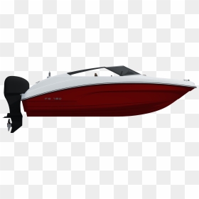 Lancha Fs Yachts Fs 180 Vermelha 3d - Lanchas Png, Transparent Png - speed boat png