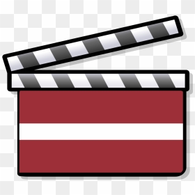 Latvia Film Clapperboard - India Cinema Png, Transparent Png - clapperboard png