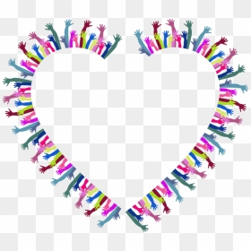 Heart,love,symmetry - Free Clip Art Heart In Hands, HD Png Download - reaching hand png