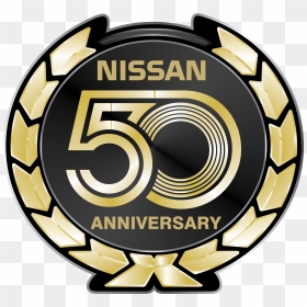 Logo Nissan 50th Anniversary, HD Png Download - 50th anniversary png