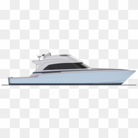 Bertram Yacht Font, HD Png Download - speed boat png