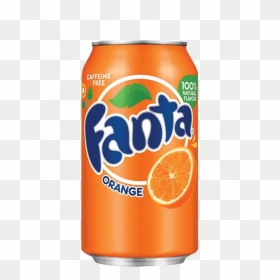 Fanta Orange Can Png, Transparent Png - soft drink png