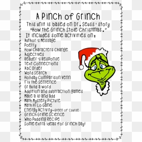 Transparent Grinch Png - Grinch Poems, Png Download - dr. seuss png