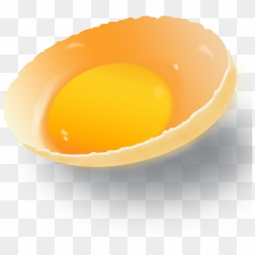 Broken Egg Yolk - Egg Yolk Transparent, HD Png Download - egg yolk png