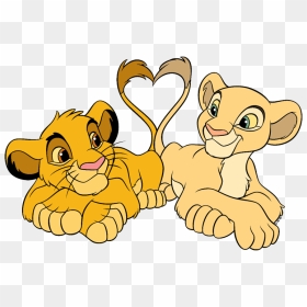 Young Simba And Nala, HD Png Download - nala png