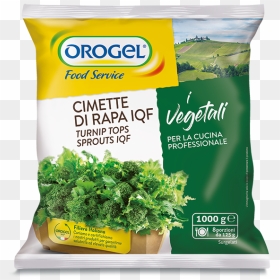 Turnip Top Sprouts Iqf - Frozen Grilled Aubergines, HD Png Download - turnip png