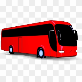 Tour Bus Service Clip Art Coach Vector Graphics - Transparent Background Bus Icon Png, Png Download - tour bus png