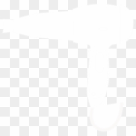Blow Dryer And Scissors - Blow Dryer White Png, Transparent Png - hair dryer png