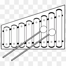 Xylophone Png Black And White - Xylophone Black And White, Transparent Png - xylophone png