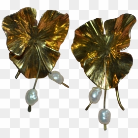 Transparent Lilly Pad Png - Earrings, Png Download - lilly pad png