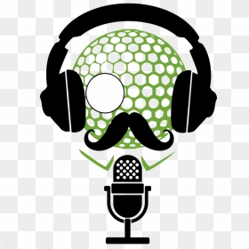 Golfbarons Tenuos Links Logo Image - Golfball Symbol, HD Png Download - microphone .png