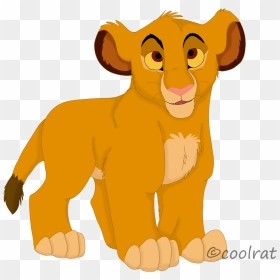 Lion King Baby Simba Painting - Easy Simba Baby Lion King Drawing, HD Png Download - baby lion png