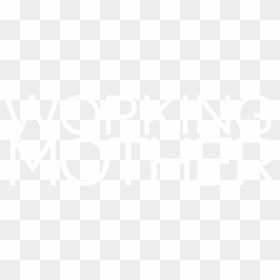 Working Mother Logo White - Johns Hopkins Logo White, HD Png Download - woman walking away png