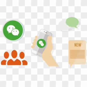 Social Media, HD Png Download - wechat png