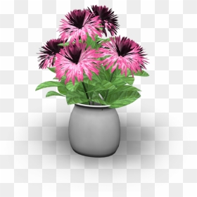 Vase With Flowers - Dianthus, HD Png Download - flowers in vase png