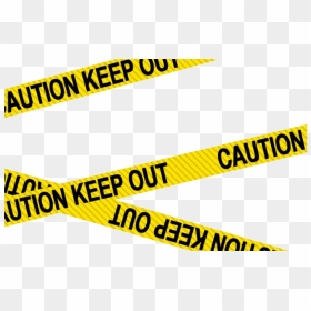 Keep Out Tape Transparent - Keep Out Caution Transparent, HD Png Download - tape transparent png