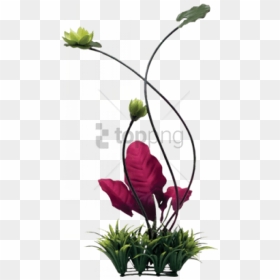 Free Png Fluval Chi Lily Pad And Plant Grass Ornament - Fluval Chi Aquarium, Transparent Png - lilly pad png