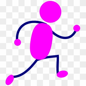 Girl Running Running Girl Clipart Free Download Clip - Girl Running Clipart Stickman, HD Png Download - girl running png