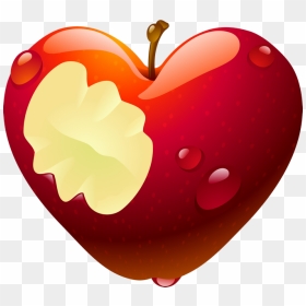 Pomme D Amour En Coeur , Png Download - Pomme D Amour Image Transparente, Png Download - coeur png