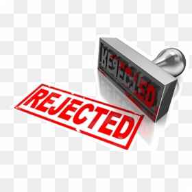 Rejected Stamp Png Transparent Images - Rejected Stamp, Png Download - denied stamp png