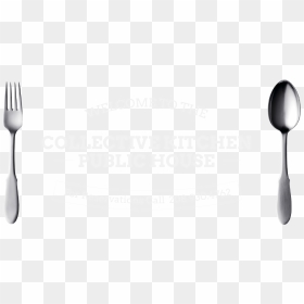 Black And White Cok Pot Fire Png No Background - Fork And Spoon, Transparent Png - coeur png