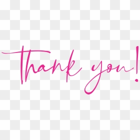 Calligraphy, HD Png Download - thank you.png