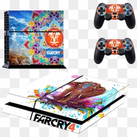 Playstation 4 Phat Decal / Skin / Vinyl - ستيكر بلاي ستيشن 4, HD Png Download - far cry 4 png