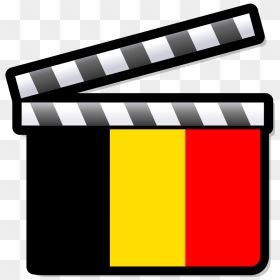 Belgium Film Clapperboard - Cinema Of Belgium, HD Png Download - clapperboard png