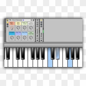 Transparent Music Keyboard Png - Musical Keyboard, Png Download - music keyboard png