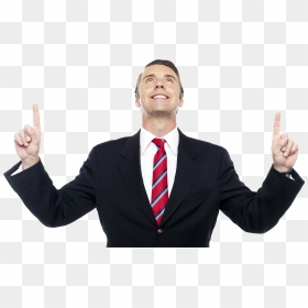 Transparent Person Pointing Png - Man Pointing Up Png, Png Download - person pointing png