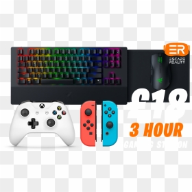 Razer Xbox One Keyboard And Mouse , Png Download - Xbox One Official Keyboard And Mouse, Transparent Png - keyboard and mouse png