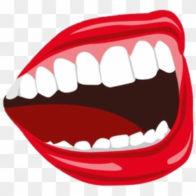 #laugh #laughing #mouth #mouthingoff #lips #teeth #lipart - Laughing Mouth Clipart, HD Png Download - laughing mouth png