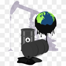 Drilling Oil Rig Silhouette, HD Png Download - spill png