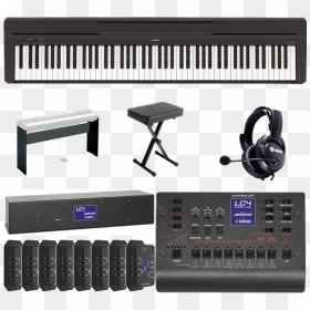 Transparent Music Keyboard Png - Yamaha 88 Key, Png Download - music keyboard png