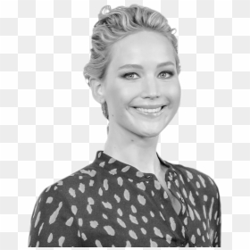 Jennifer Lawrence Clipart Black And White, HD Png Download - jennifer lawrence png