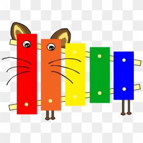 Xylophone Clipart Black And White - Clip Art Xylophone, HD Png Download - xylophone png