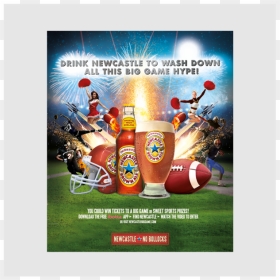Newcastle Superbowl Wide - Kick American Football, HD Png Download - superbowl png