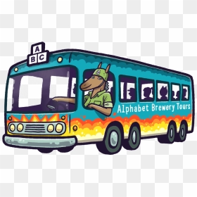 Abc Tours Small - Brewery, HD Png Download - tour bus png