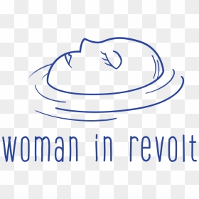 Woman In Revolt - Line Art, HD Png Download - woman walking away png
