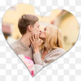 Happy Couple Heart - Couple In Heart Png, Transparent Png - happy couple png